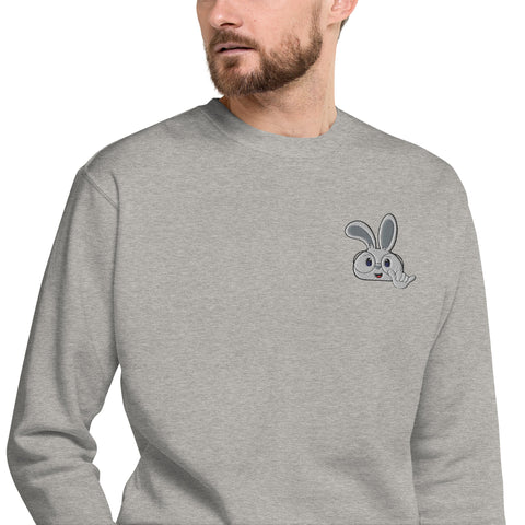 Ben-E Bunny Shaka (Embroidered) Unisex Premium Sweatshirt