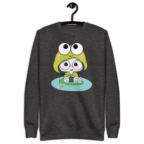 Ben-E Frog Fishing Unisex Premium Sweatshirt