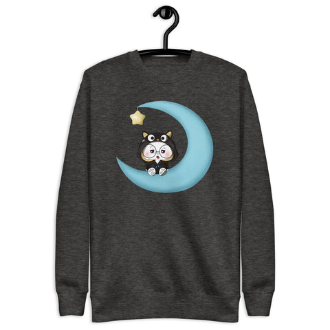Ben-E Cat Moon Unisex Premium Sweatshirt