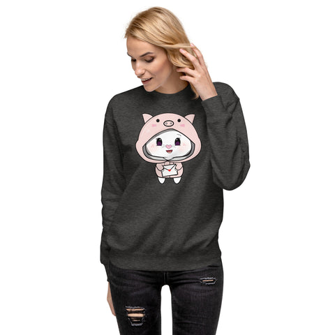 Bon-E Pig Chums Unisex Premium Sweatshirt