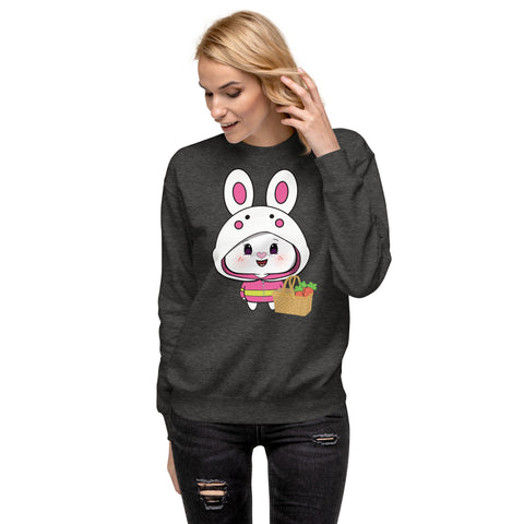 Bon-E Bunny Chums Basket Unisex Premium Sweatshirt
