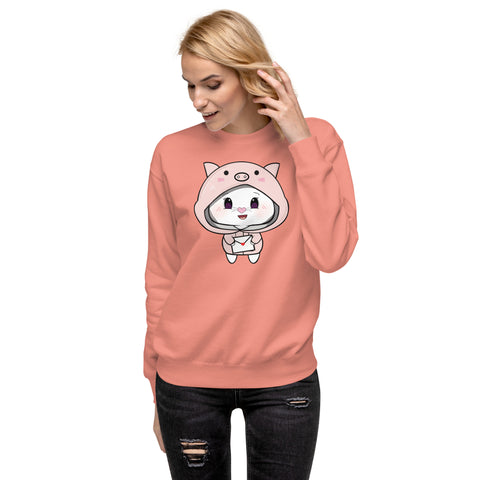 Bon-E Pig Chums Unisex Premium Sweatshirt