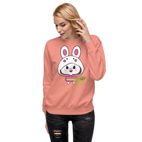 Bon-E Bunny Chums Basket Unisex Premium Sweatshirt