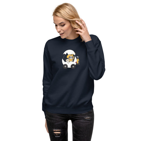 Ben-E Tama Golf Cart Unisex Premium Sweatshirt