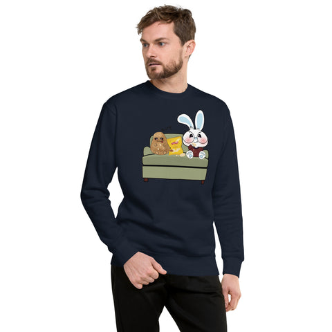 Ben-E Couch Potato Unisex Premium Sweatshirt