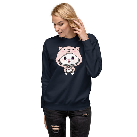 Bon-E Pig Chums Unisex Premium Sweatshirt