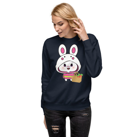 Bon-E Bunny Chums Basket Unisex Premium Sweatshirt