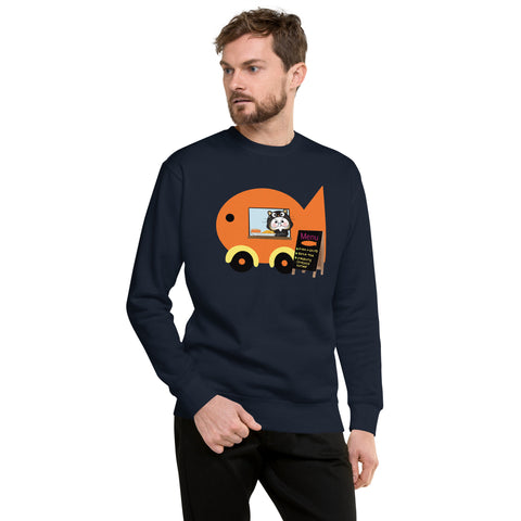 Ben-E Cat Fish Truck Unisex Premium Sweatshirt