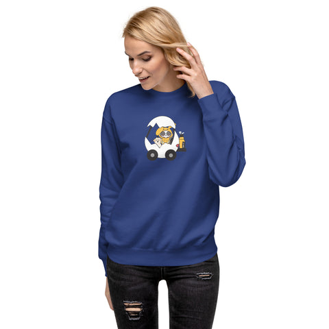 Ben-E Tama Golf Cart Unisex Premium Sweatshirt