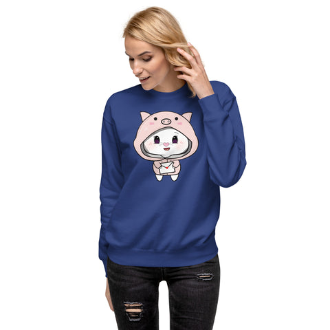 Bon-E Pig Chums Unisex Premium Sweatshirt