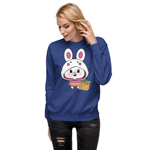 Bon-E Bunny Chums Basket Unisex Premium Sweatshirt