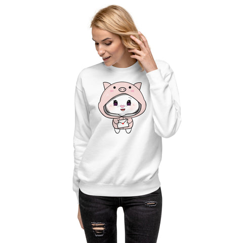 Bon-E Pig Chums Unisex Premium Sweatshirt