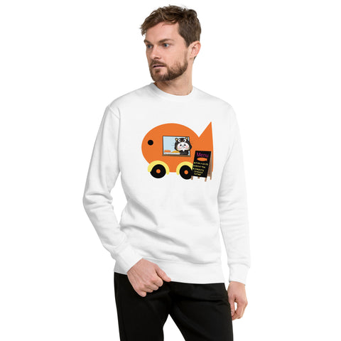 Ben-E Cat Fish Truck Unisex Premium Sweatshirt