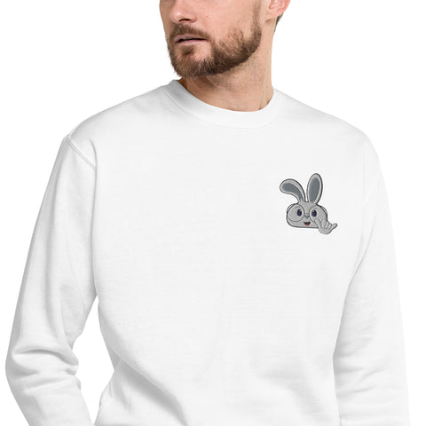 Ben-E Bunny Shaka (Embroidered) Unisex Premium Sweatshirt