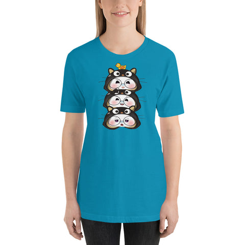 Ben-E Cat Stack Unisex t-shirt
