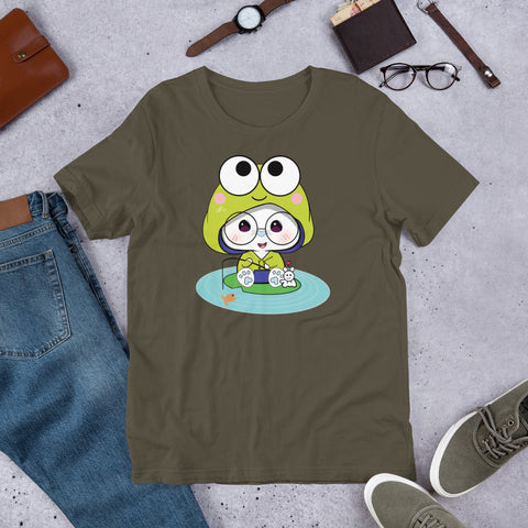 Ben-E Frog Fishing Unisex t-shirt