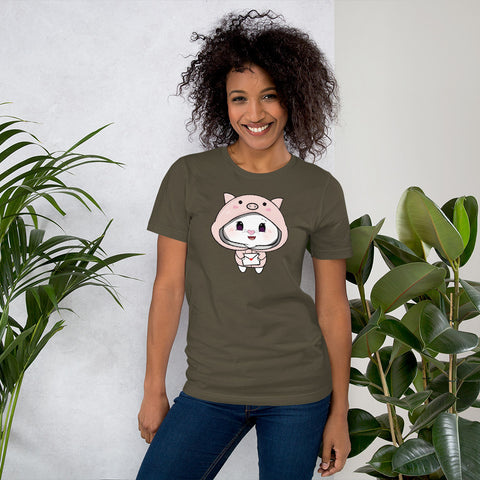 Bon-E Pig Chums Unisex t-shirt