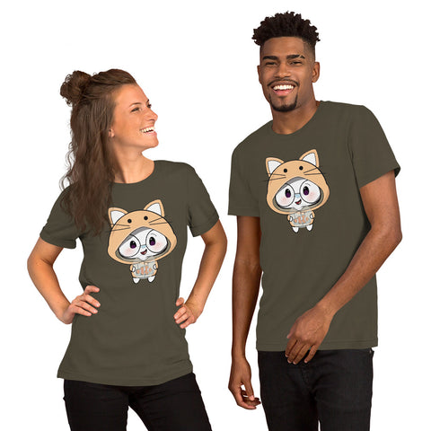 Ben-E Cat Fish Bowl Unisex t-shirt