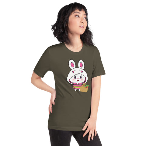 Bon-E Bunny Basket Unisex t-shirt