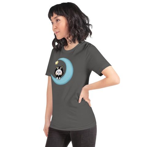Ben-E Cat Moon Unisex t-shirt