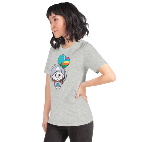 Ben-E Bear Balloons Unisex t-shirt