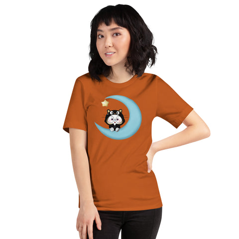 Ben-E Cat Moon Unisex t-shirt