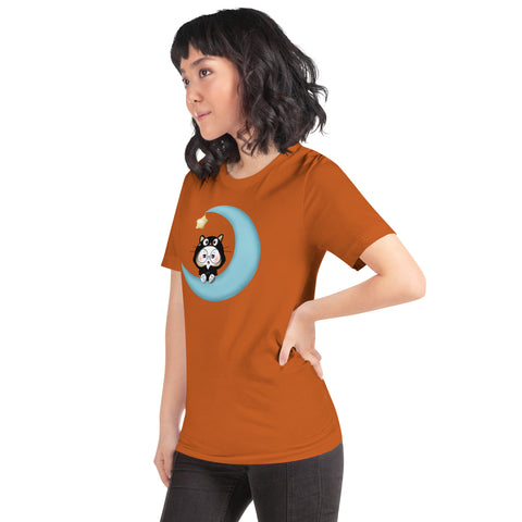 Ben-E Cat Moon Unisex t-shirt