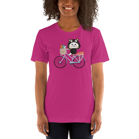 Ben-E Cat Bicycle Unisex t-shirt