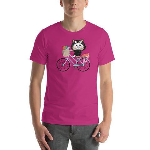 Ben-E Cat Bicycle Unisex t-shirt