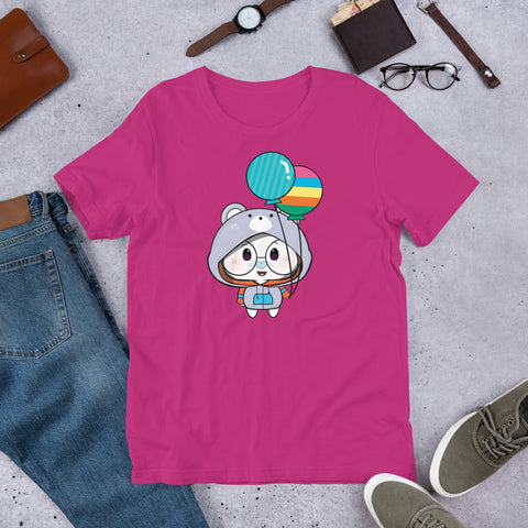 Ben-E Bear Balloons Unisex t-shirt