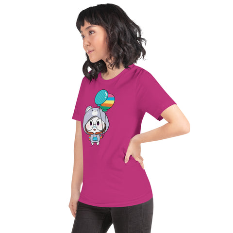 Ben-E Bear Balloons Unisex t-shirt