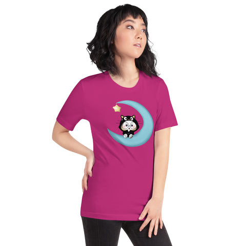 Ben-E Cat Moon Unisex t-shirt