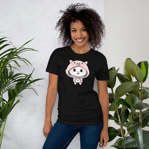 Bon-E Pig Chums Unisex t-shirt