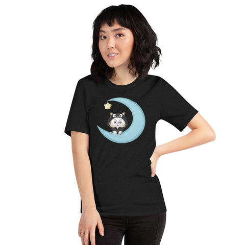 Ben-E Cat Moon Unisex t-shirt
