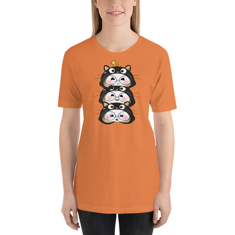 Ben-E Cat Stack Unisex t-shirt