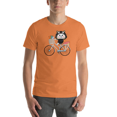 Ben-E Cat Bicycle Unisex t-shirt