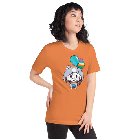 Ben-E Bear Balloons Unisex t-shirt