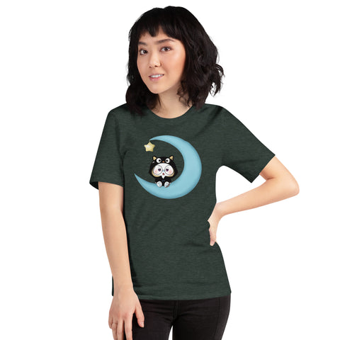 Ben-E Cat Moon Unisex t-shirt