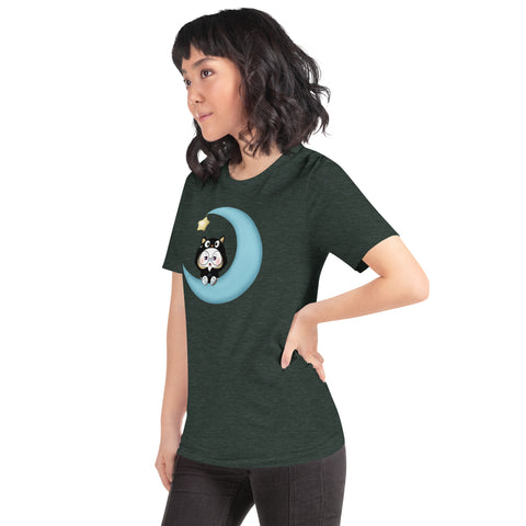 Ben-E Cat Moon Unisex t-shirt