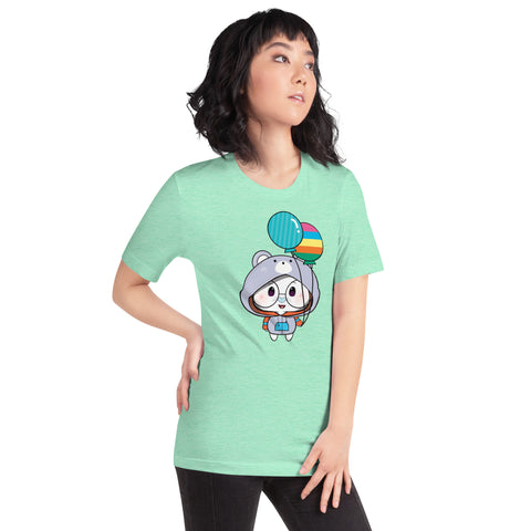 Ben-E Bear Balloons Unisex t-shirt