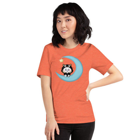 Ben-E Cat Moon Unisex t-shirt