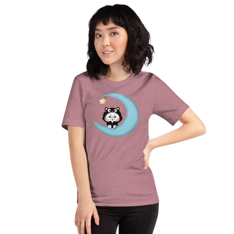 Ben-E Cat Moon Unisex t-shirt