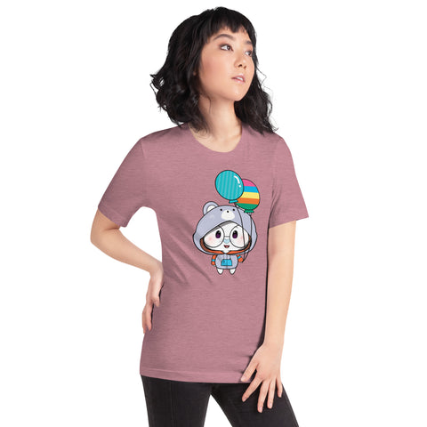 Ben-E Bear Balloons Unisex t-shirt