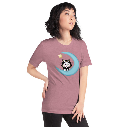Ben-E Cat Moon Unisex t-shirt