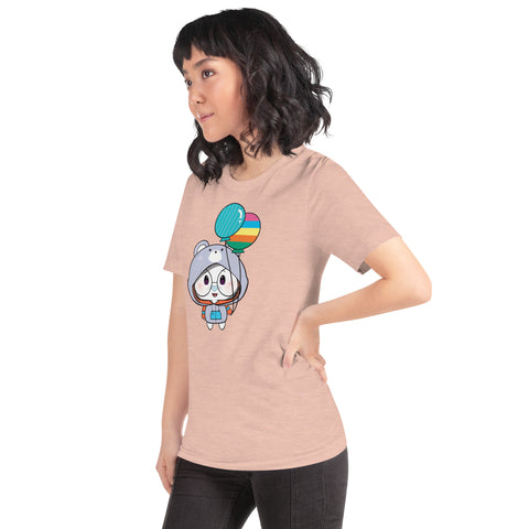 Ben-E Bear Balloons Unisex t-shirt