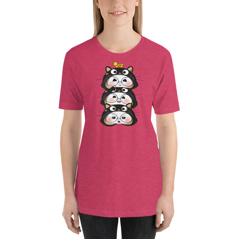 Ben-E Cat Stack Unisex t-shirt