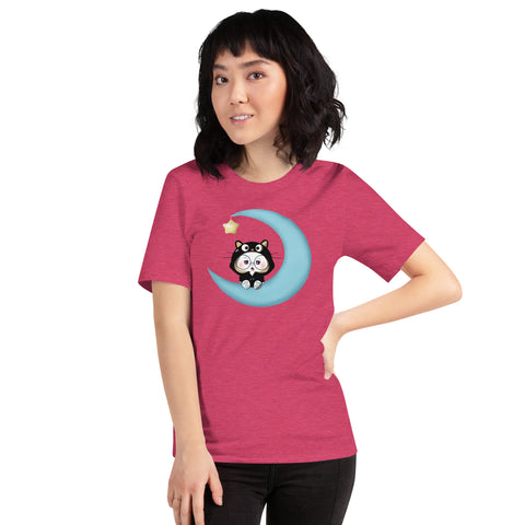 Ben-E Cat Moon Unisex t-shirt