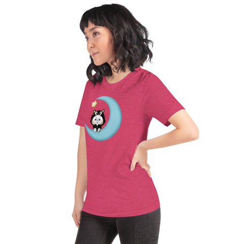 Ben-E Cat Moon Unisex t-shirt