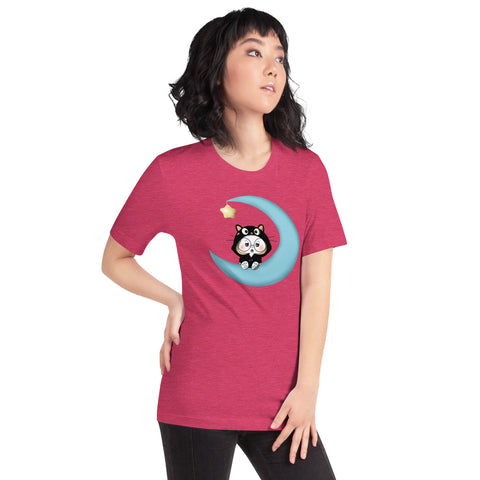 Ben-E Cat Moon Unisex t-shirt