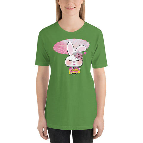 Bon-E Geisha with Parasol Unisex t-shirt